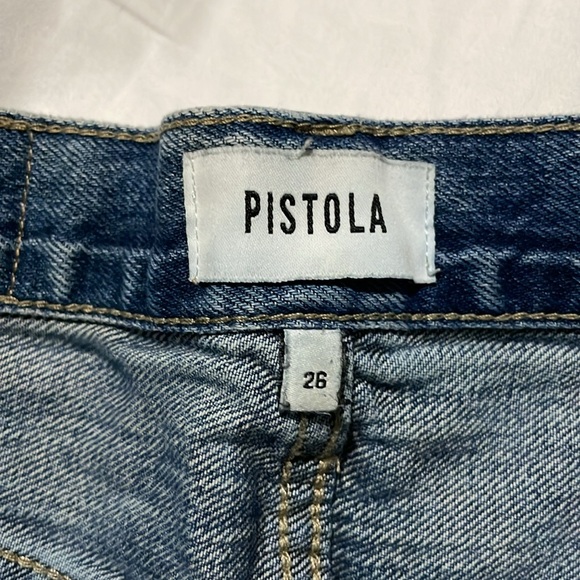 PISTOLA High Rise Denim Shorts Size 26 - Picture 2 of 4